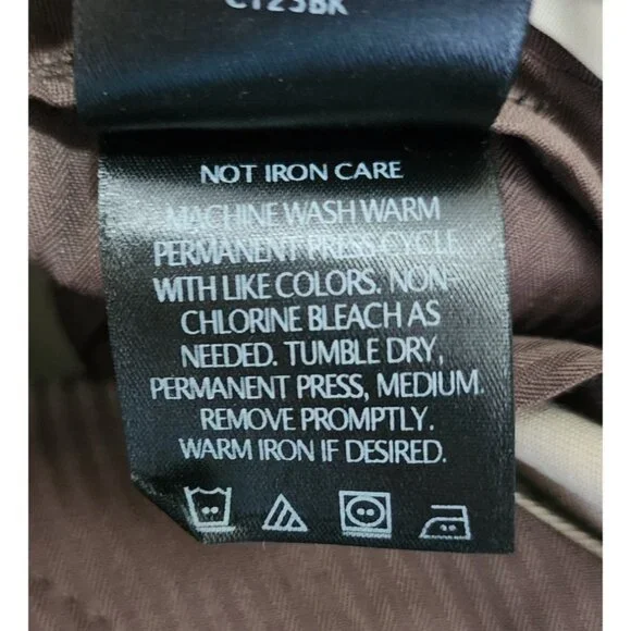 NEW Haggar Work To Weekend Classic Fit No Iron Khaki Dress Pants Size 40 x 34 - Picture 4 of 16